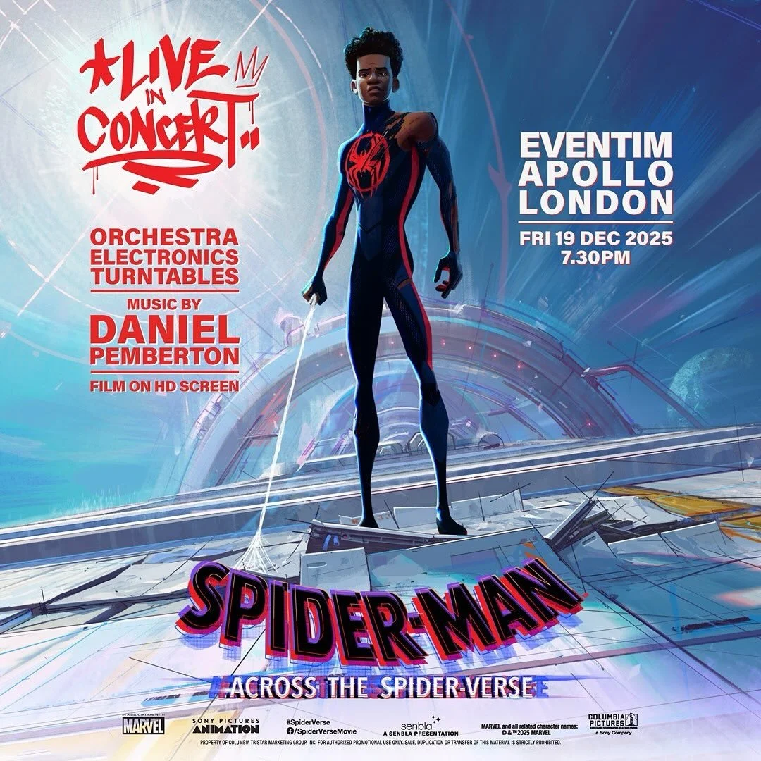 #Repost @senblaconcerts
・・・
Spider-Man&trade;: Across the Spider-Verse, Live In Concert,  is coming to London&rsquo;s Eventim Apollo just ahead of Christmas on 19th December 2025. Watch the Oscar&reg;-nominated film on a huge HD screen, accompanied b
