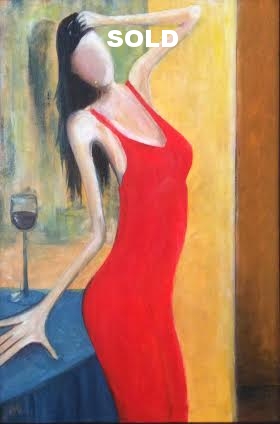 The Actress     24"X 36"  Acrylic on Canvas