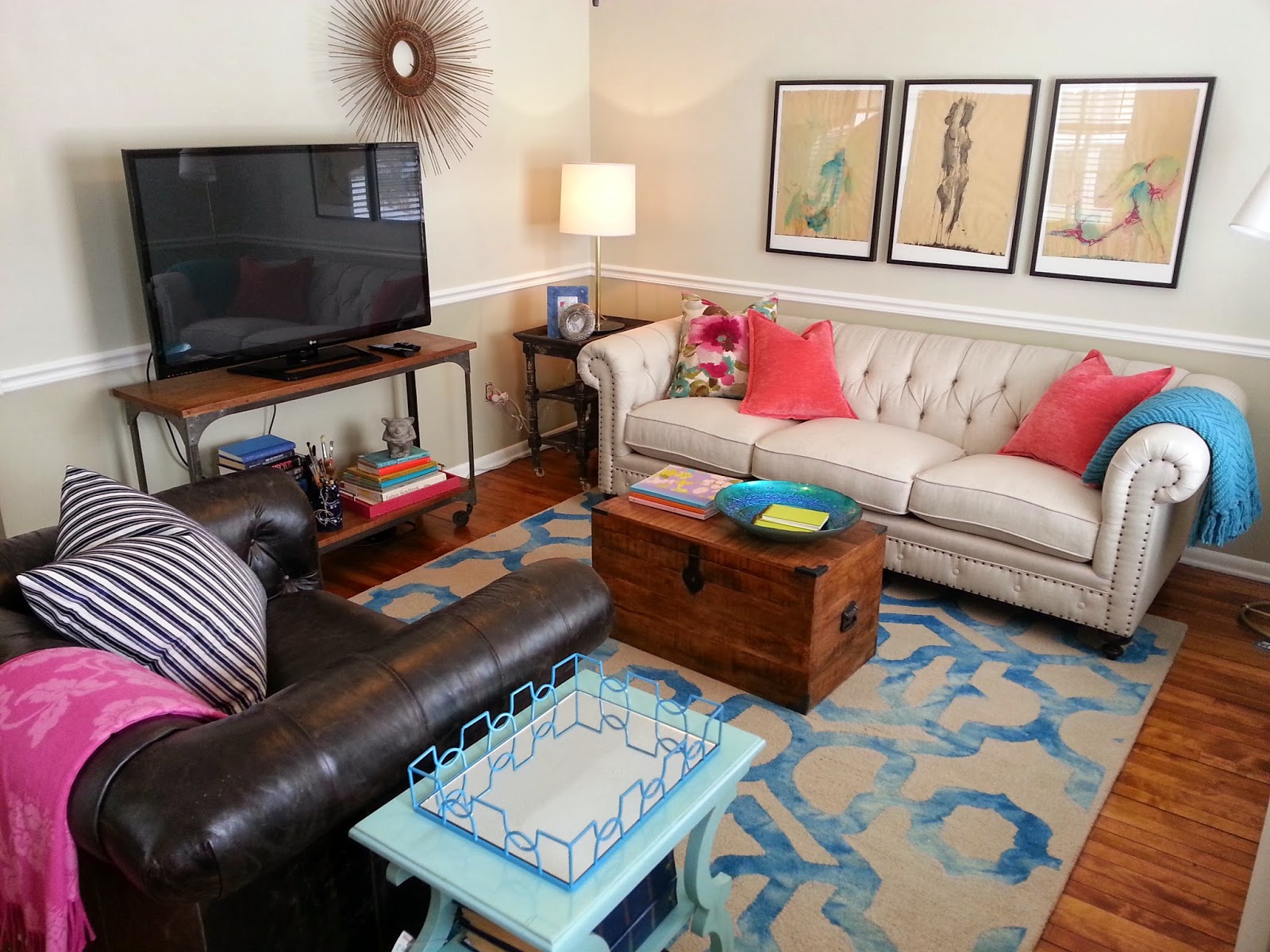 Really fast, really easy & really fabulous living room makeover.