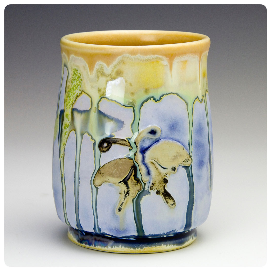 Copy of 10.	Butterfly cup made by Samantha Henneke| Bulldog Pottery | Seagrove | North Carolina