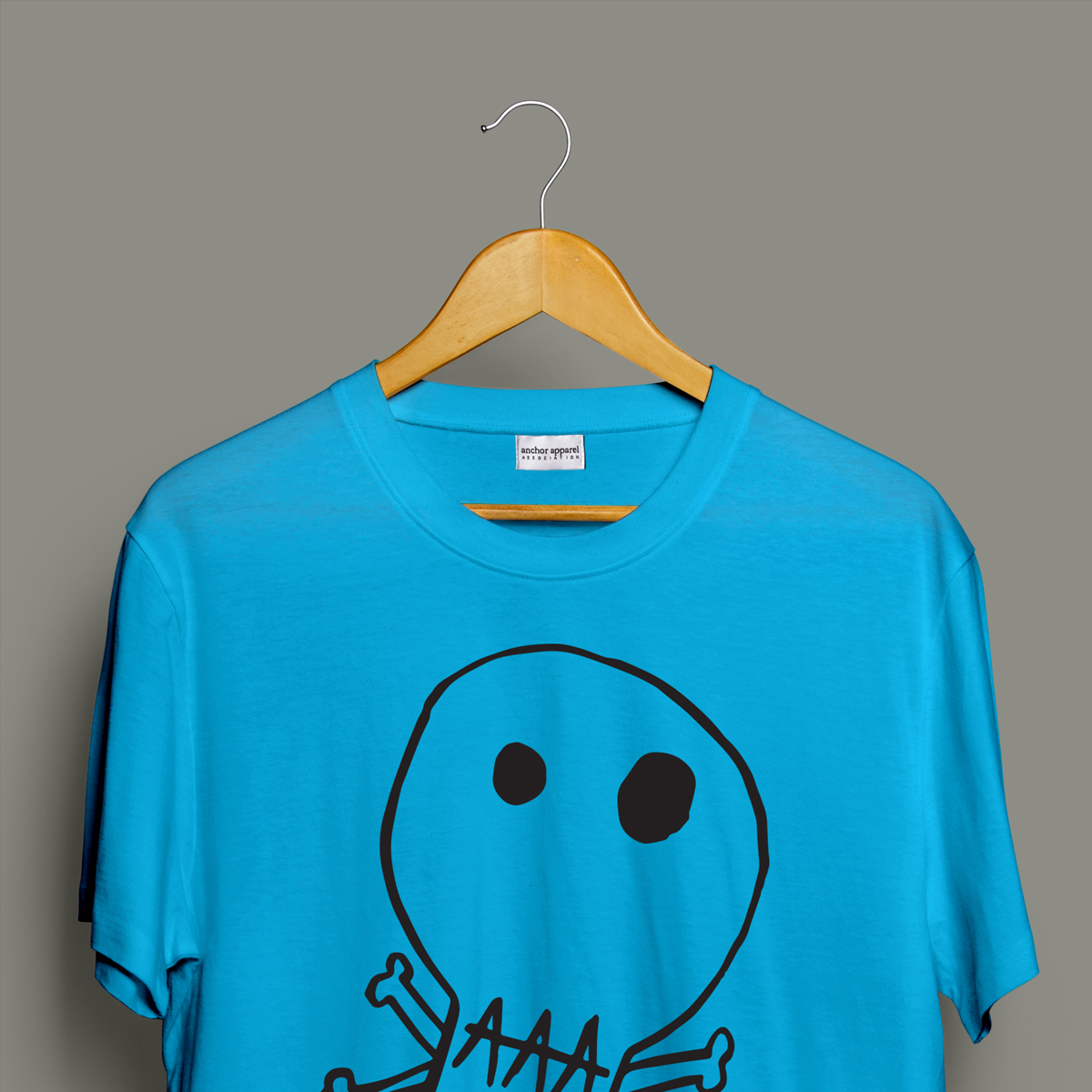 KIDS. Large Skull Crew Tee