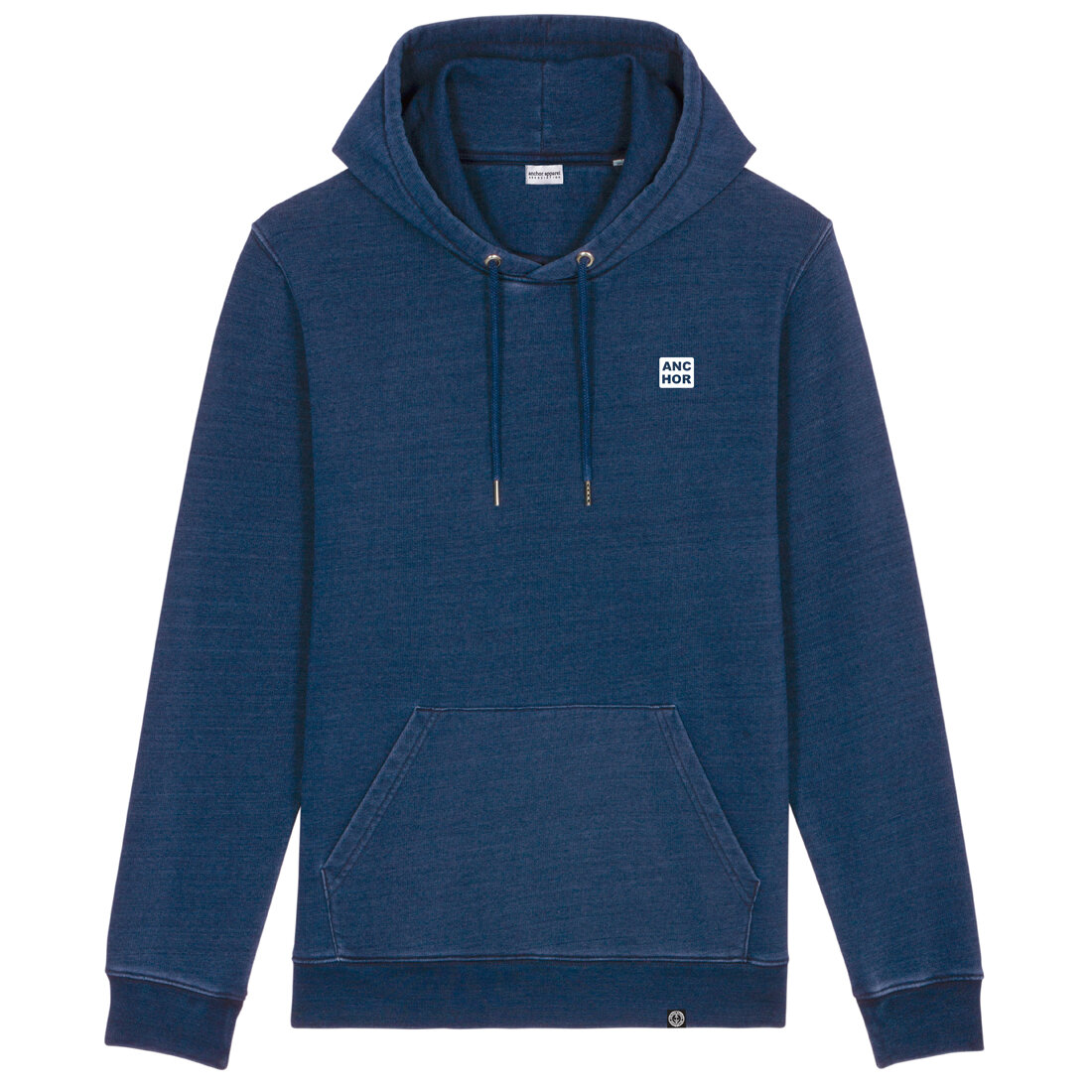 ANCHOR Indigo Wash Hoodie