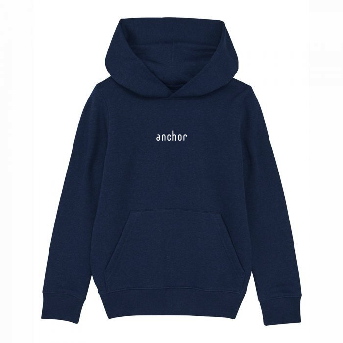 Navy Anchor Hoodie Kids