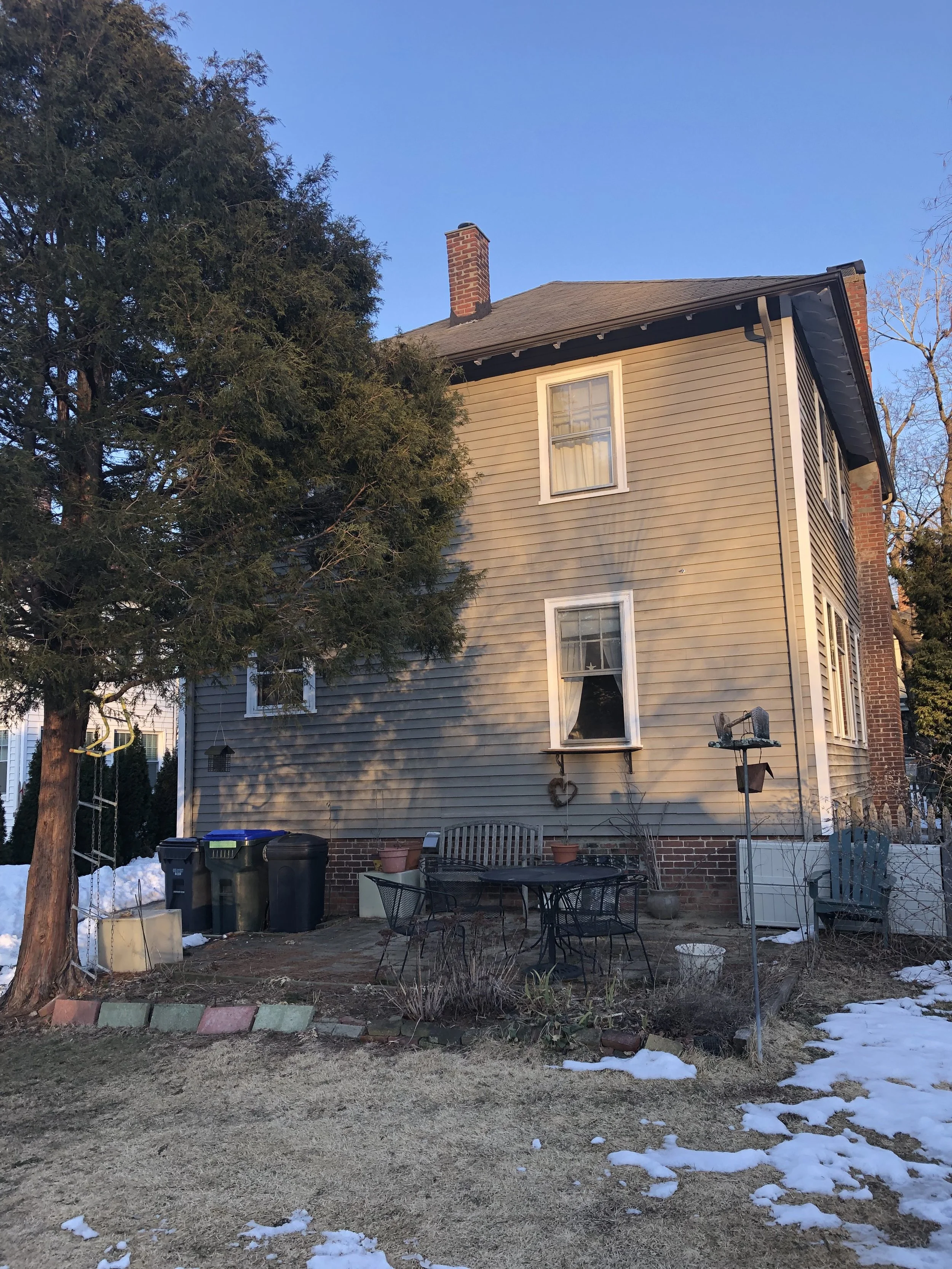 The house before the addition