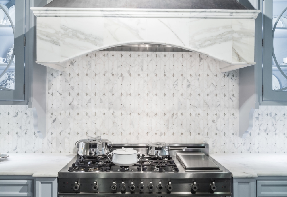 Modern mosaic kitchen