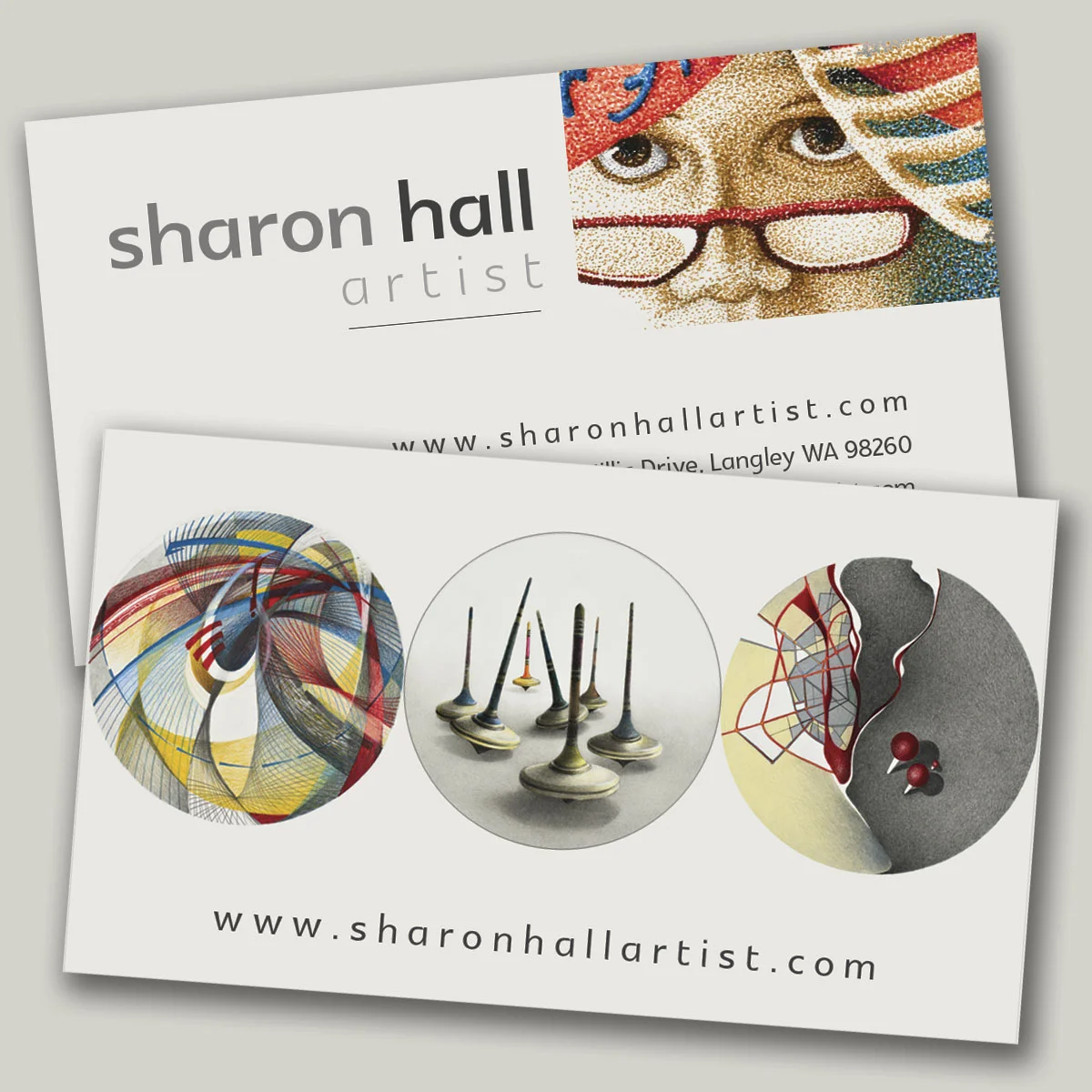 Business cards for artist , design and printing