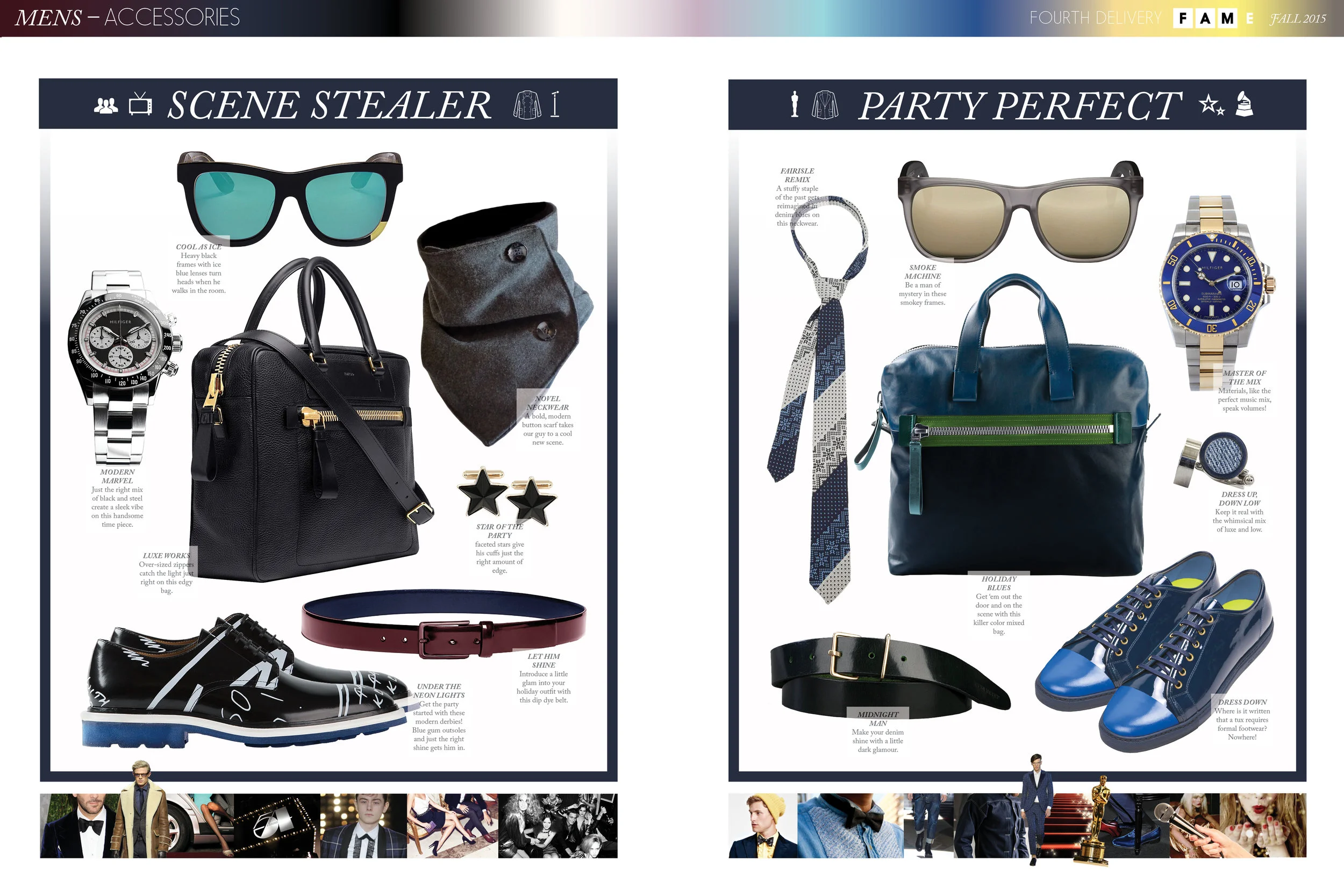  Holiday delivery is  Entertainment,  invoking the nightlife scene of Studio 54. &nbsp;A mix of sixties and seventies a-list silhouettes ignight the holidays. &nbsp;Navy, black, and deep maroon popped with steely metallics and modern brights gives di