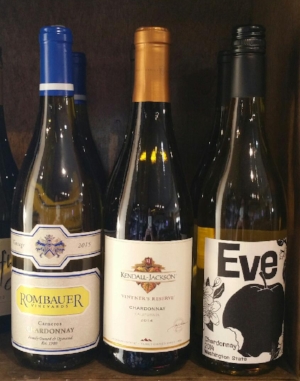 Rombauer, Kendall-Jackson, Charles Smith Eve