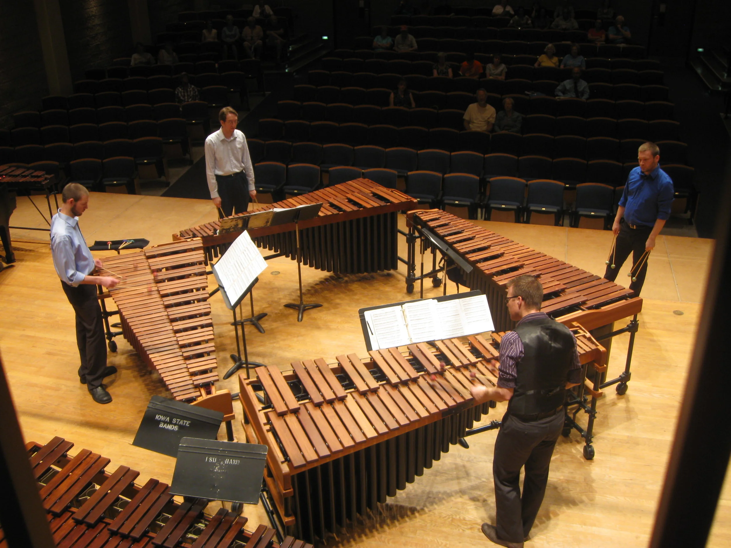 HMEnsemble performing at the HMF Academy 2014, Ames, Iowa.