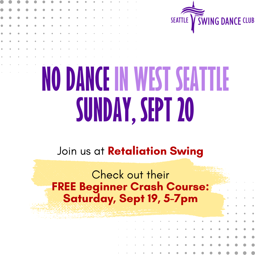 NO Dance  Sept 20 - Go To Retaliation Swing