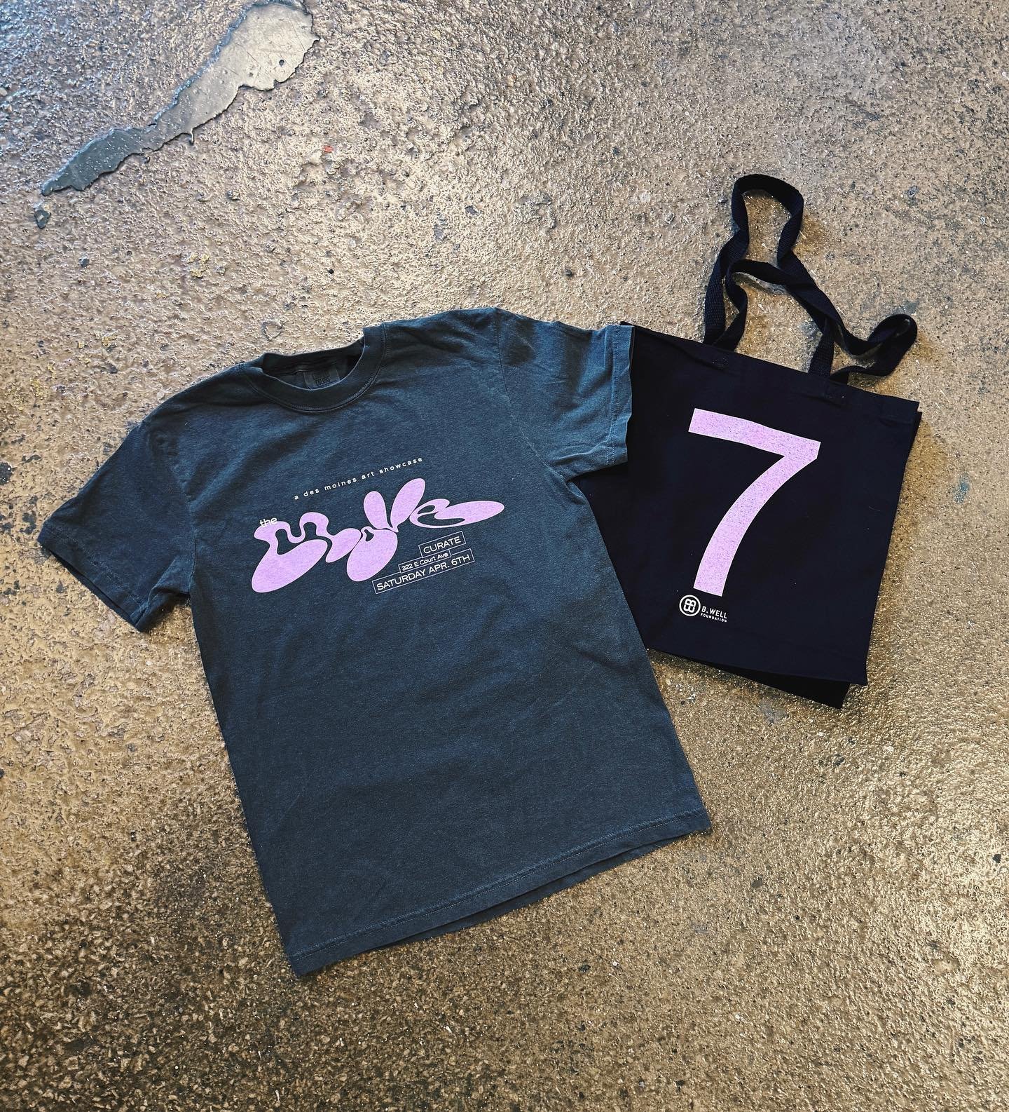 Shirts and totes printed for THE MOVE 7