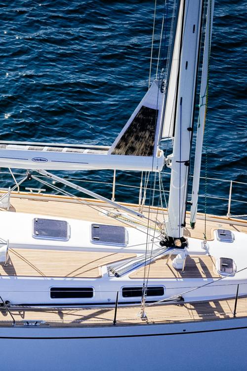 In-Boom Boats that have standard masts, not set up for in-mast furling, can still benefit from the ease of a roller furling by way of upgrading to a furling boom. This is an expensive upgrade, but much less expensive than changing masts.