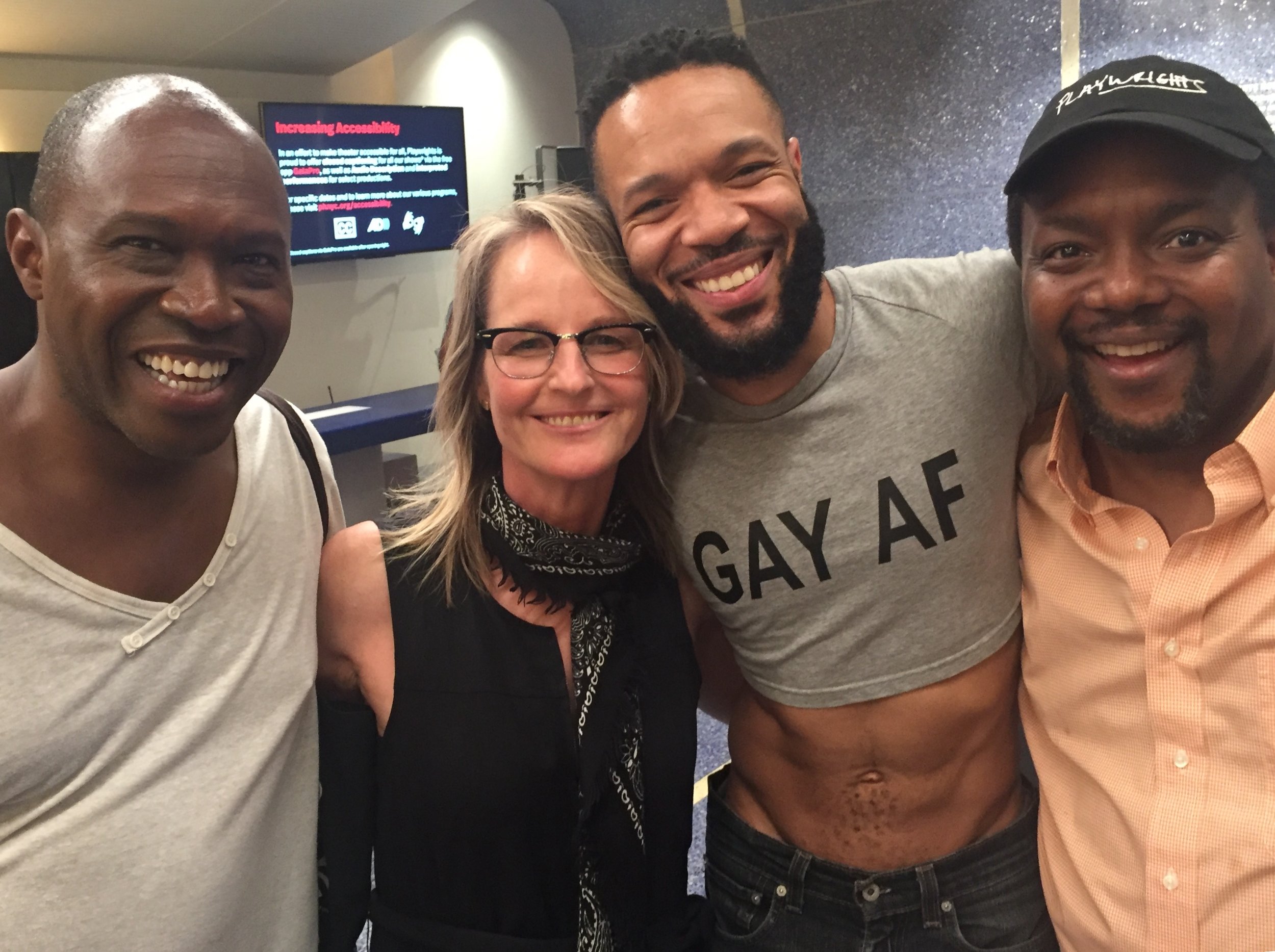 Helen Hunt, and Jason's abs