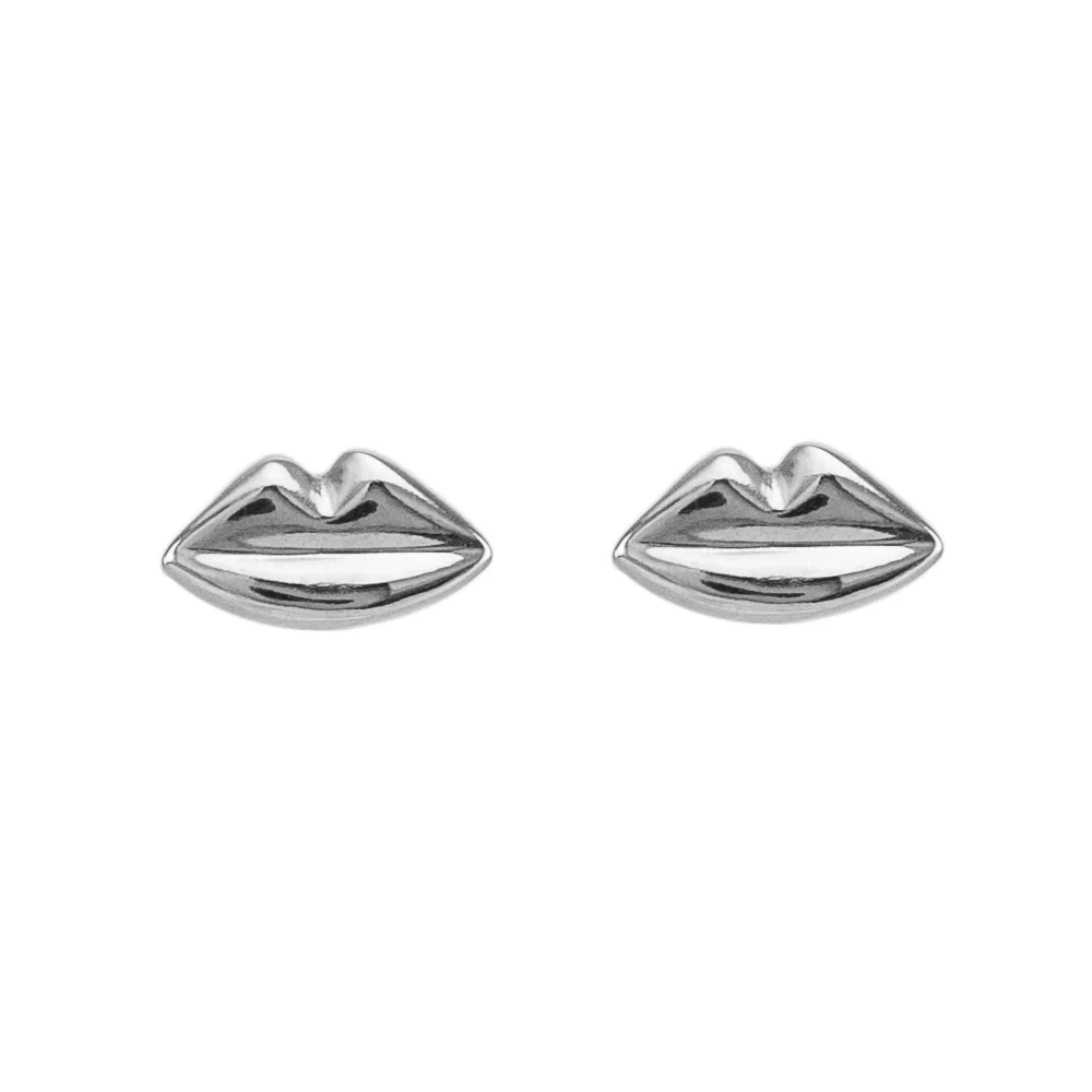 Earrings Small Silver Kisses