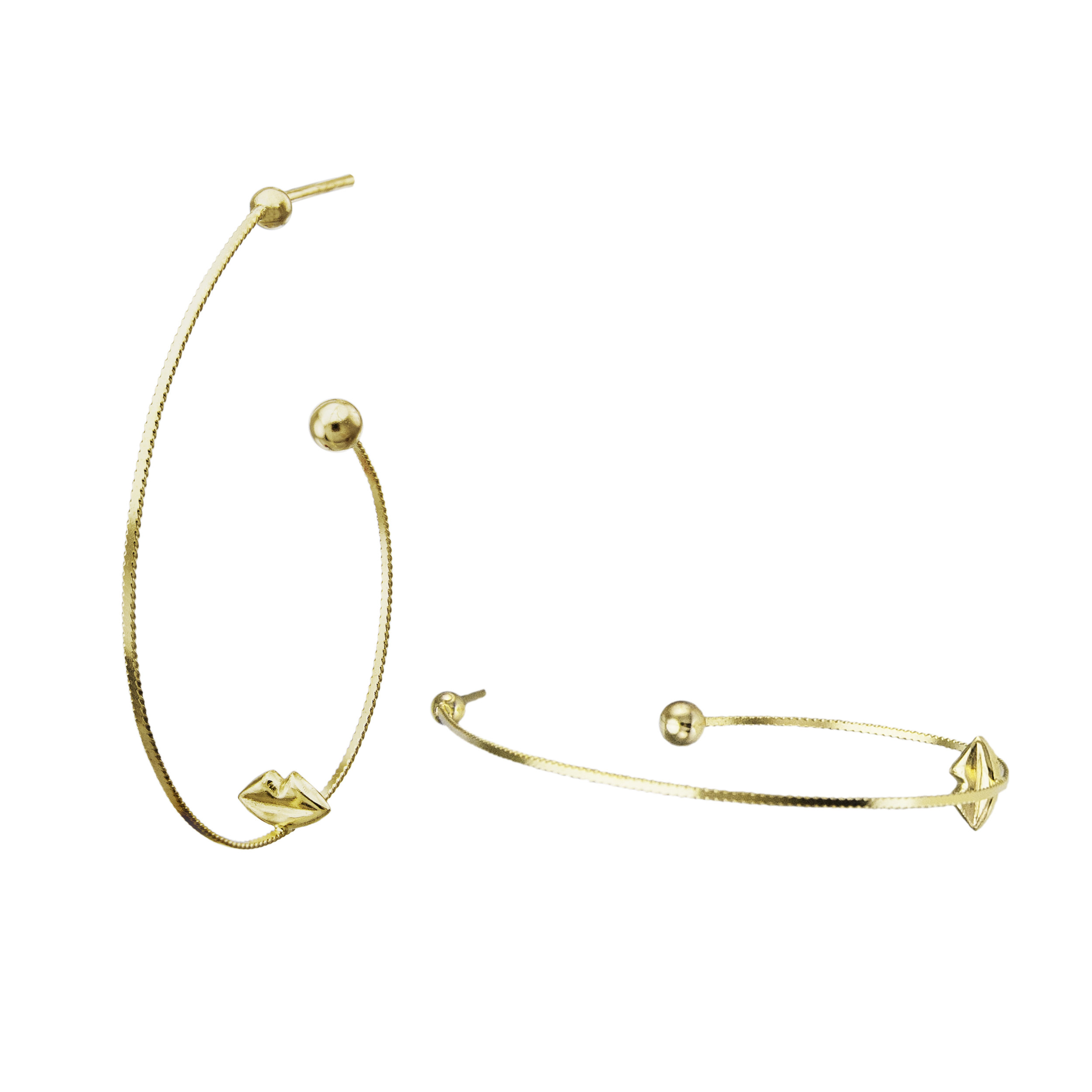 Hoops Gold Kisses