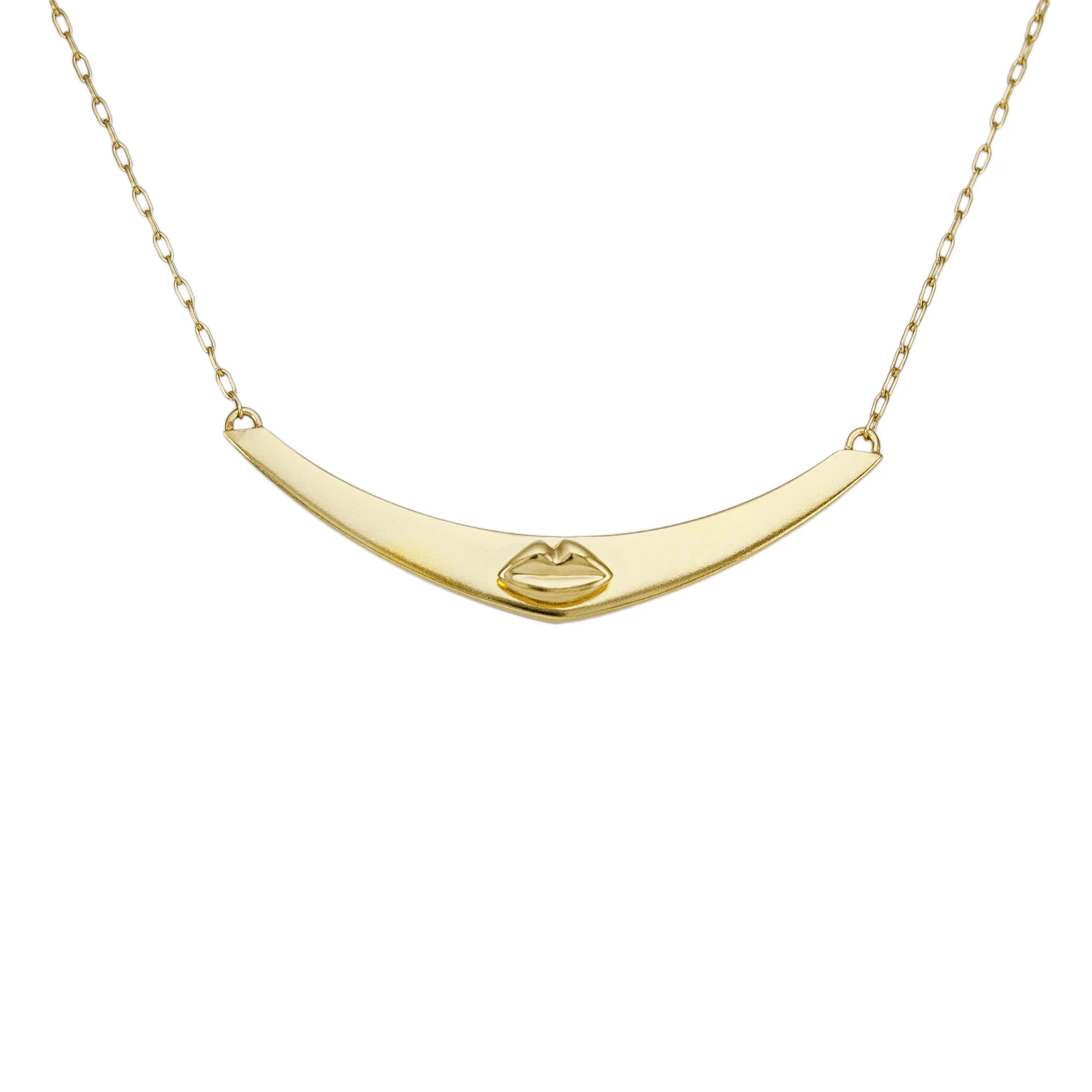 Necklace Slim Kiss Gold