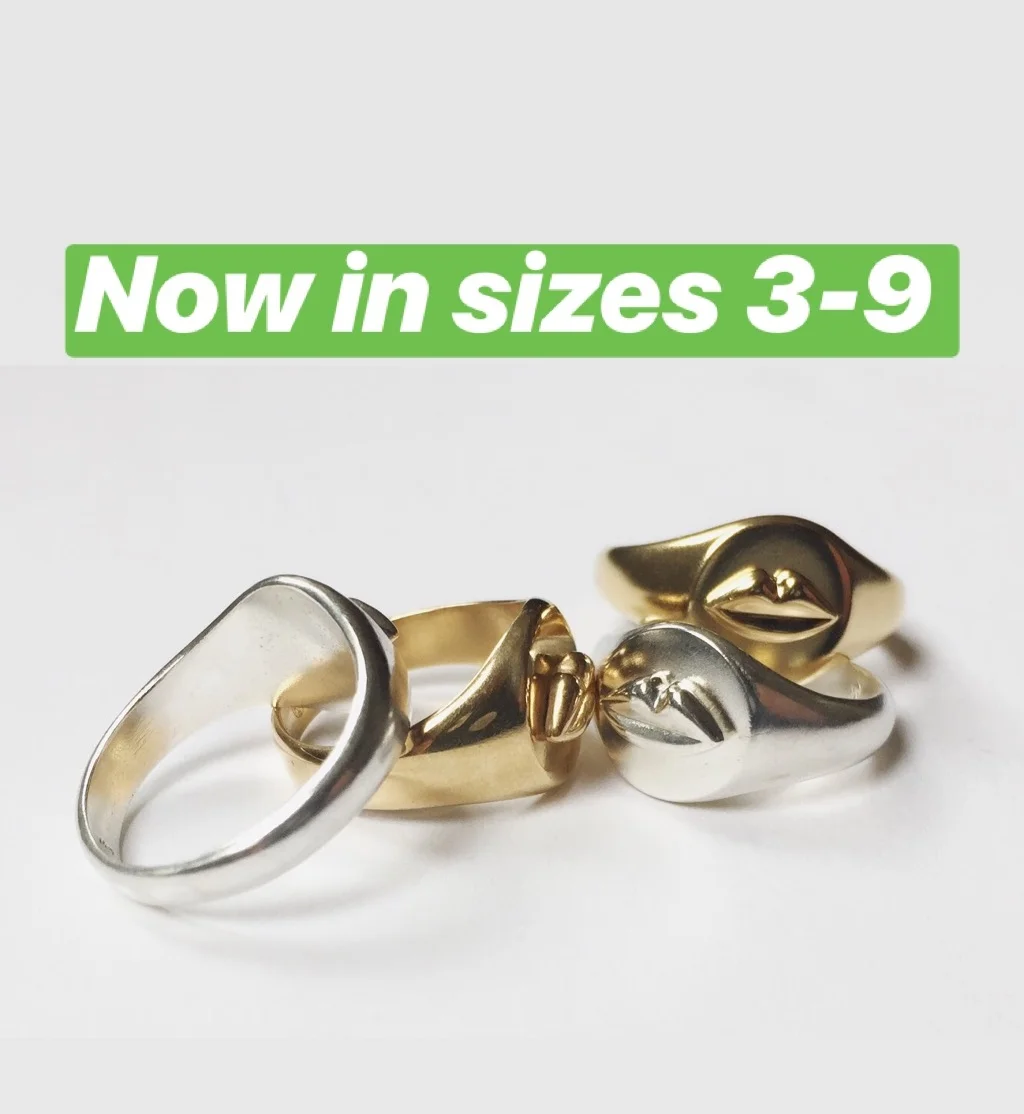 Order Kozminka loving Signet Rings in any size