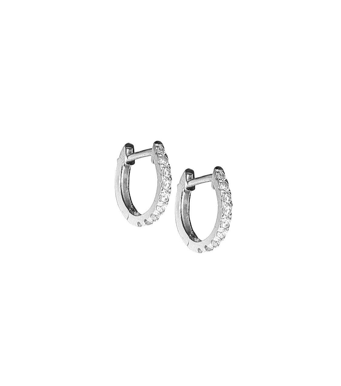 Hoops Fais-Moi Un Câlin White Gold