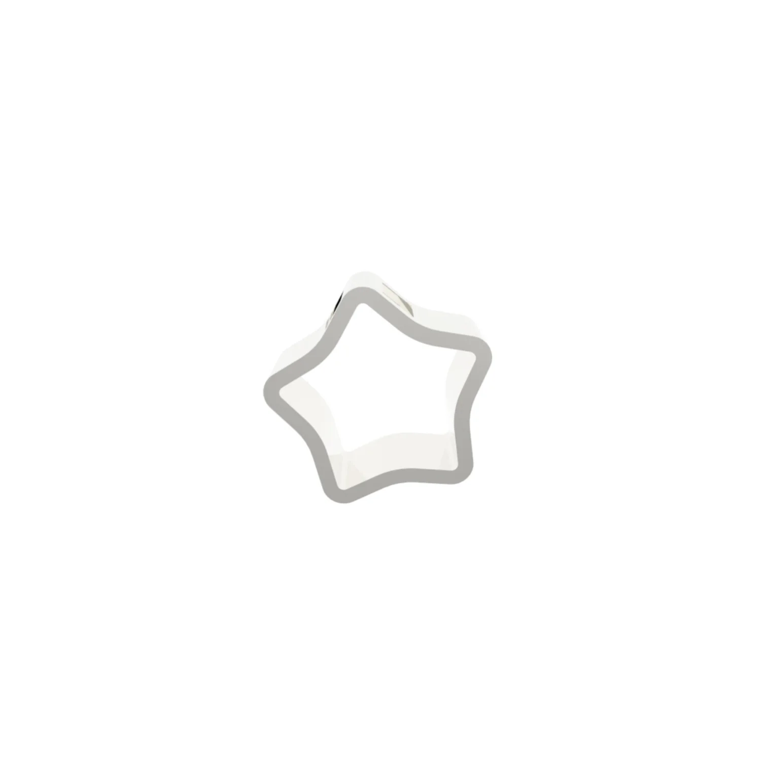 Staedter goffratura Hat Shape Cookie Cutter, Argento