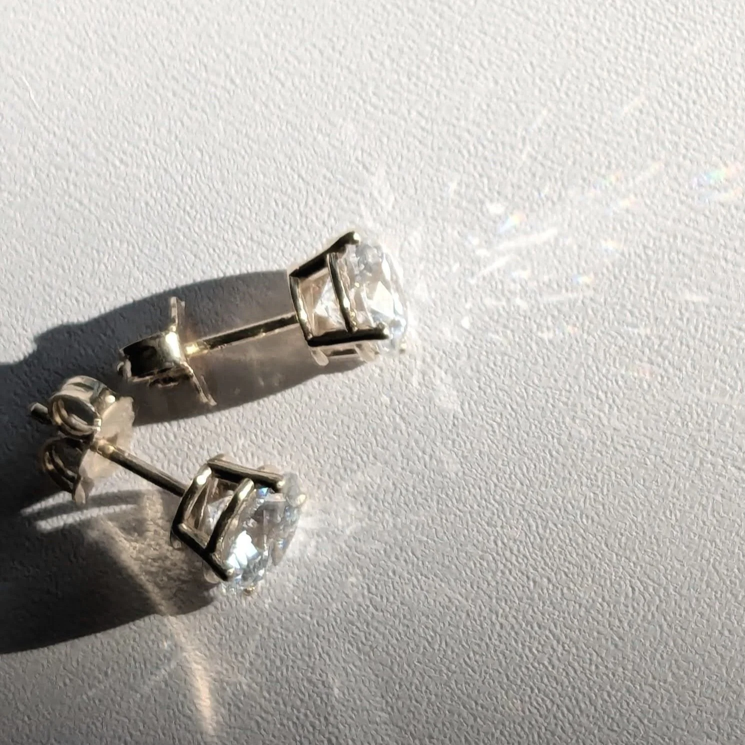 Earrings Mermaid’s Light With Diamonds Gold