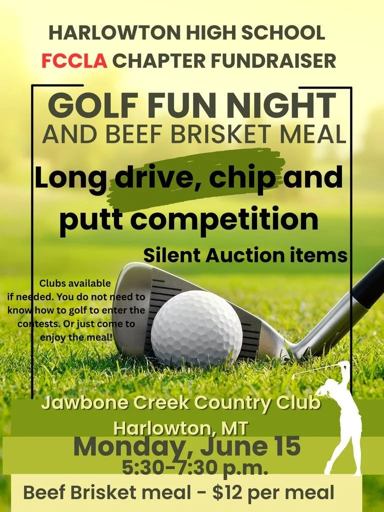 FCCLA Fundraiser: Golf Fun Night & Beef Brisket Meal