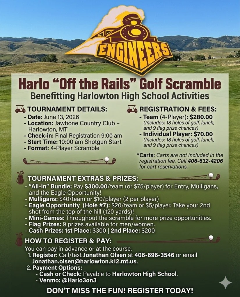 Harlo "Off the Rails" Golf Scramble