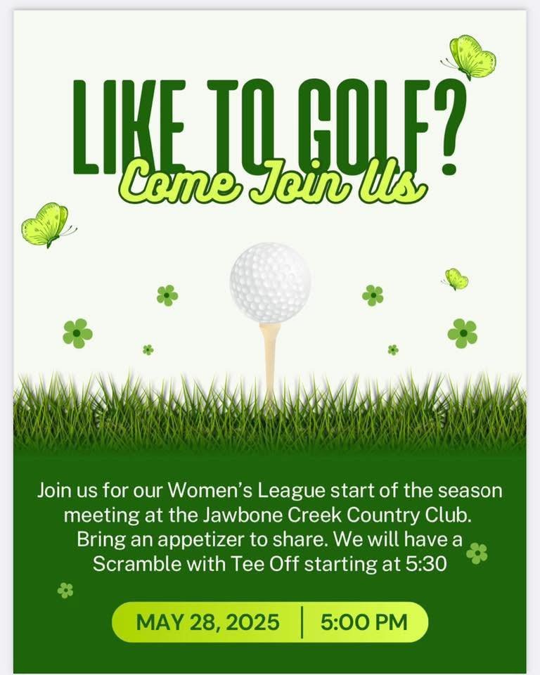 Women's League Meeting &amp; Scramble