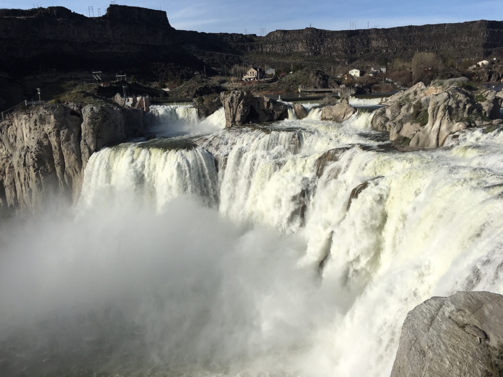 Shoshone Falls (April 5, 2017). Photo by Ritchie Eppink, ACLU of Idaho Legal Director.