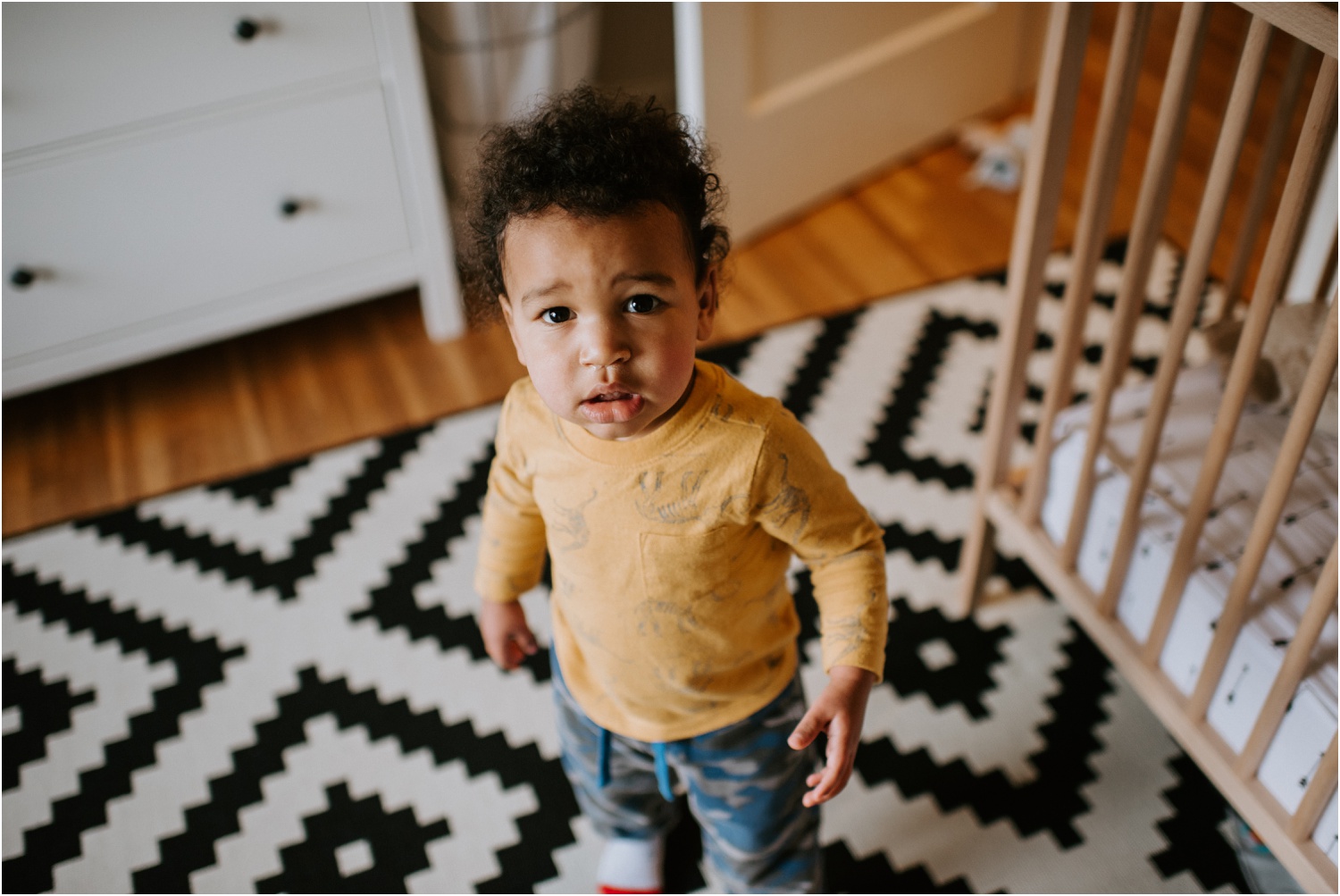 black and white chevron rug toddler boy room