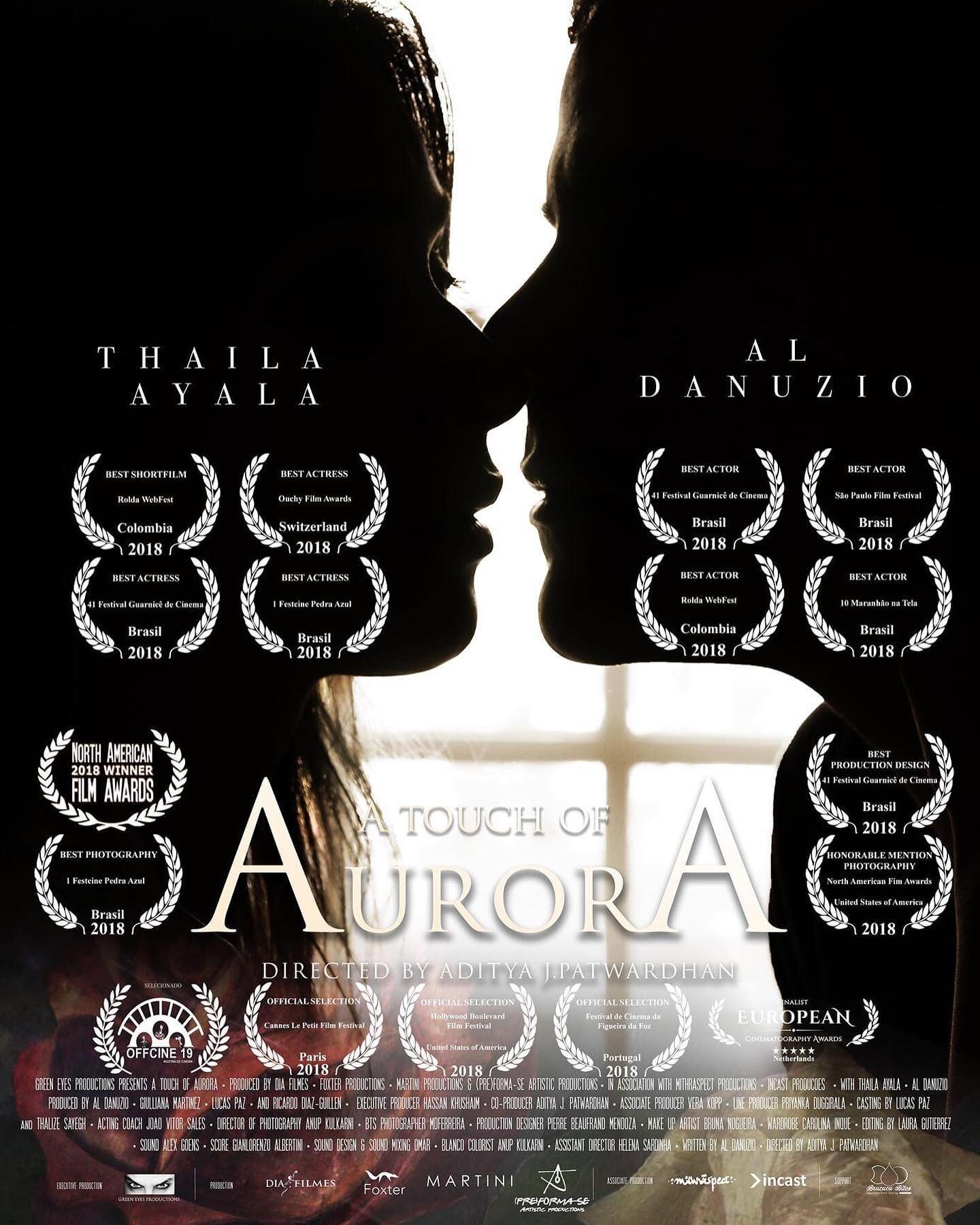 Você sabia
Que &ldquo;Um Toque de Aurora&rdquo; @atouchofaurora 
-é um filme de amor entre um casal de cegos?
-é estrelado por dois atores consolidados na indústria brasileira, latina e americana @thailaayala  e @aldanuzio?
-é produzido por mim 