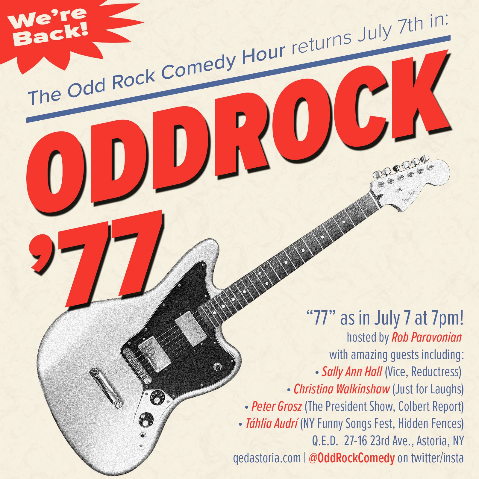 The Odd Rock Comedy Hour