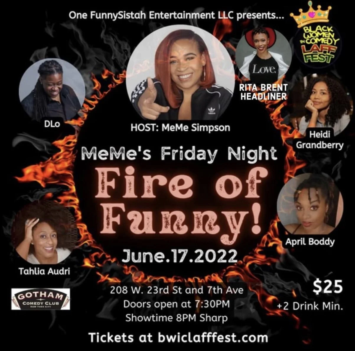 BWIC Laff Fest: Friday Night Fire of Funny
