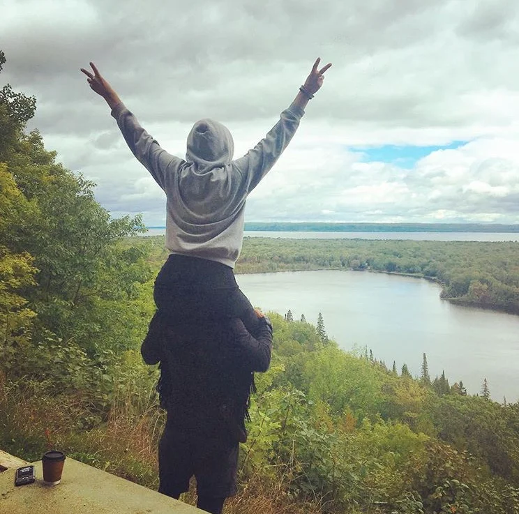 HIKING WITH MY BOYFRIEND IN NORTHERN MICHIGAN.