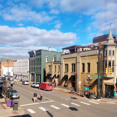 View from Literati Coffee