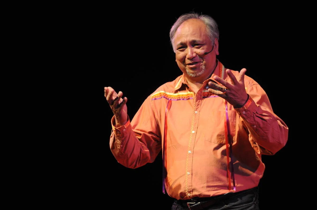 Steven Point’s talk at TEDxChilliwack in 2019 was entitled Reconciliation: A Music Project. (Jenna Hauck/ The Progress)