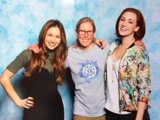 Upon seeing this picture of me and the Wynonna Earp women, my friend told me she'd never seen me smile so big.