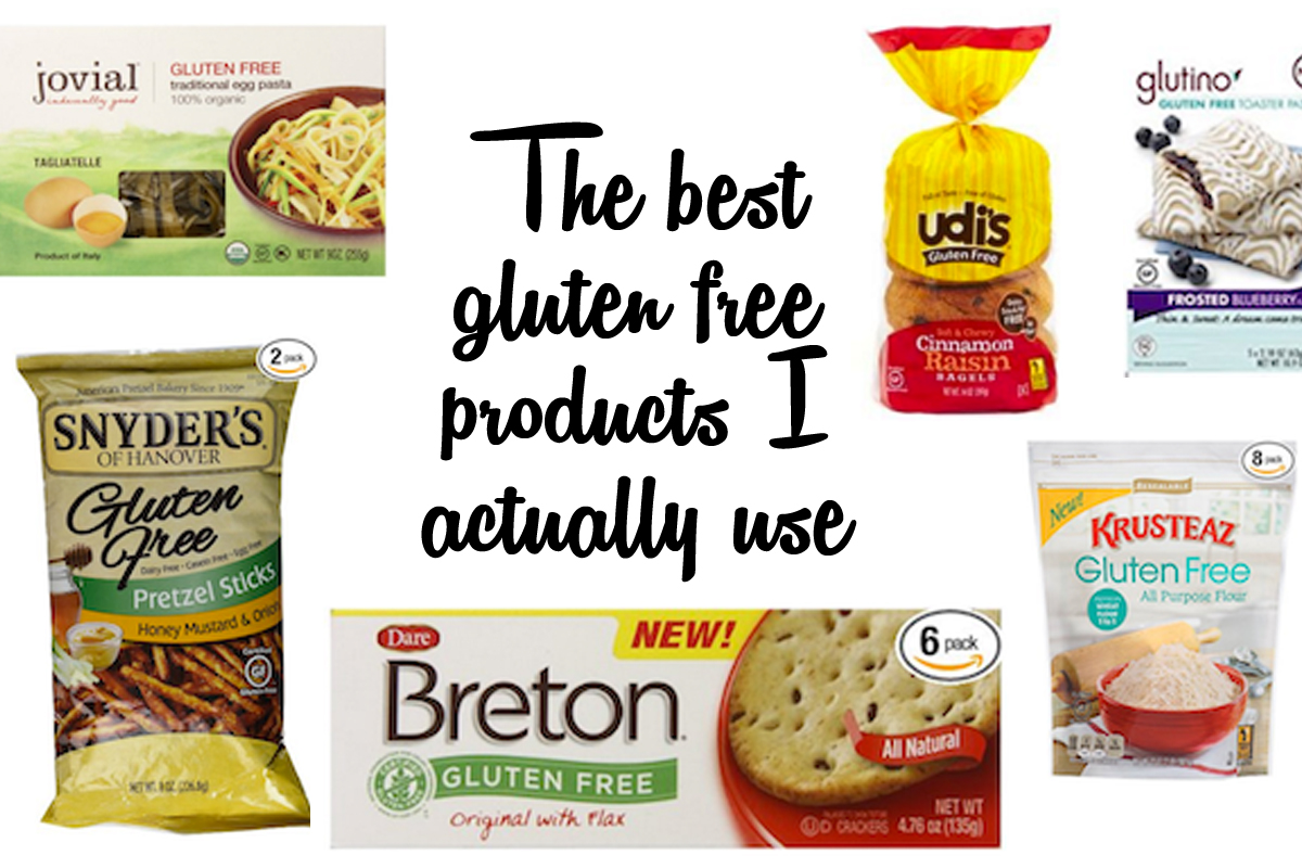 The best gluten free products I actually use - product reviews of gluten free groceries.