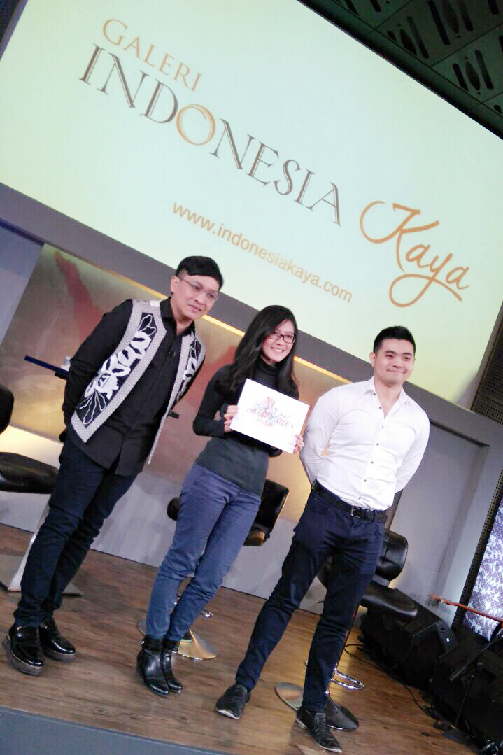 Yovie Widianto, me, and Andre Surya after the taping Photo by Rojih Azka