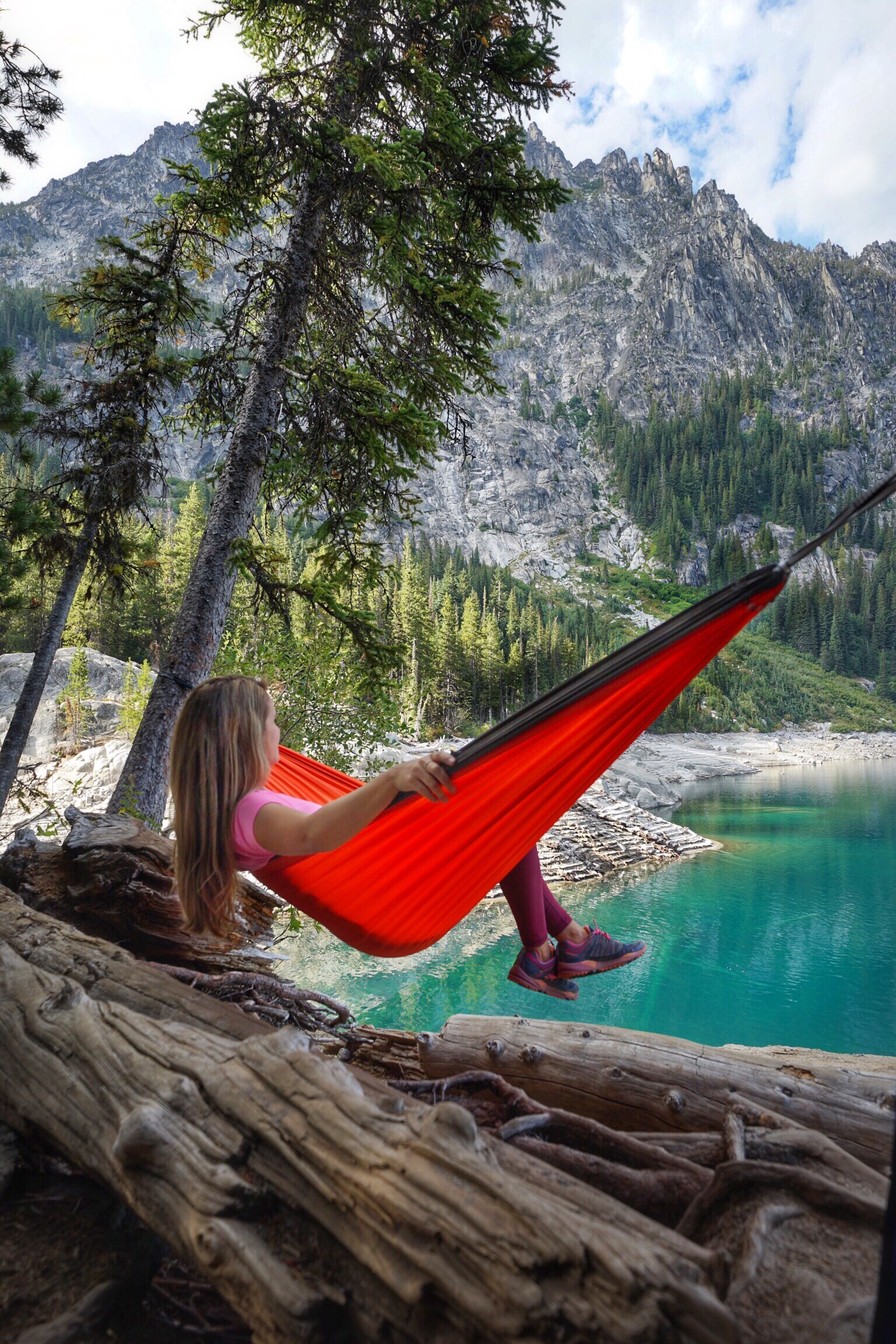Hammocking at Snow Lake