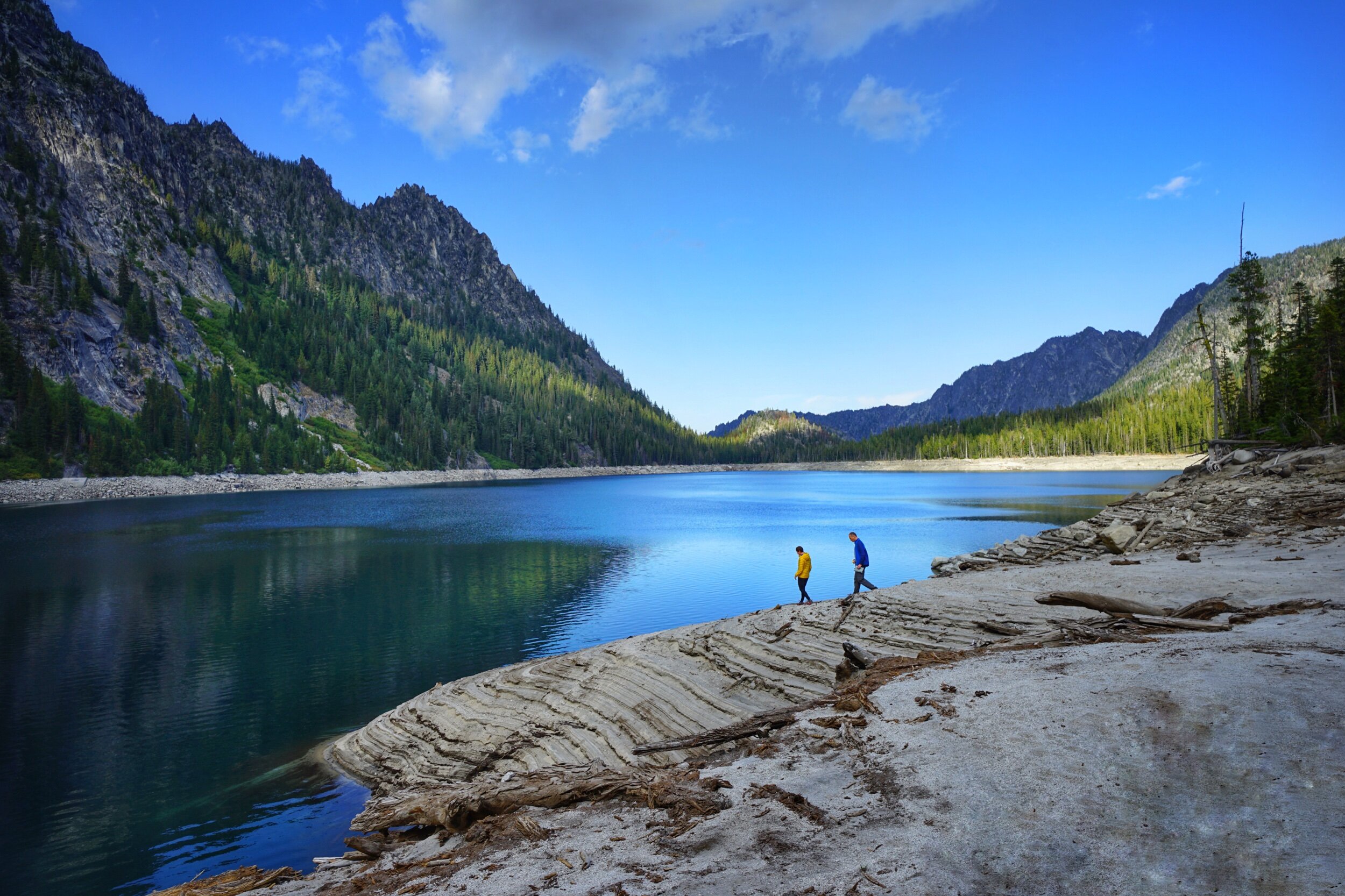 Snow Lakes low water level