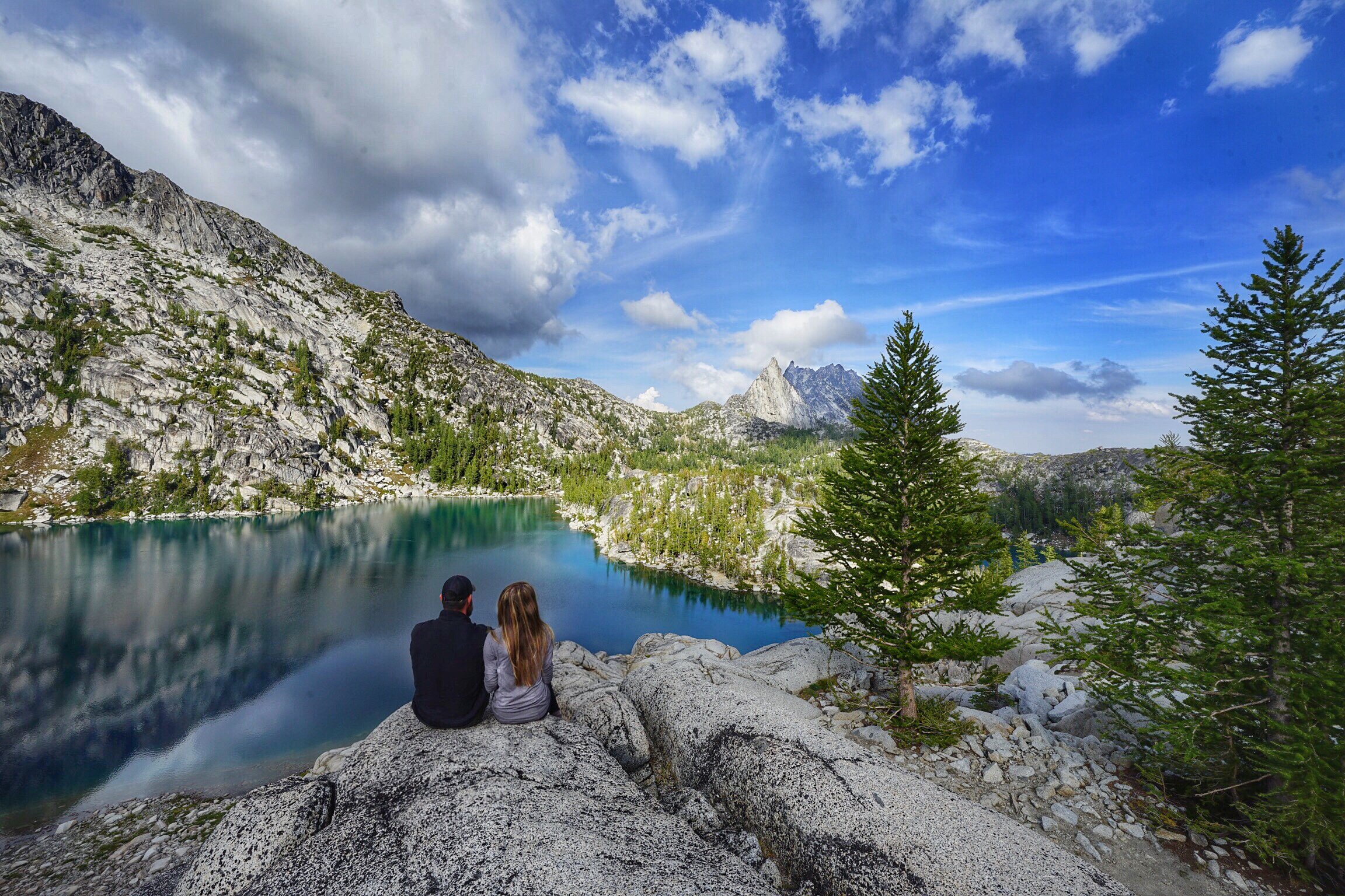 Inspiration Lake from above