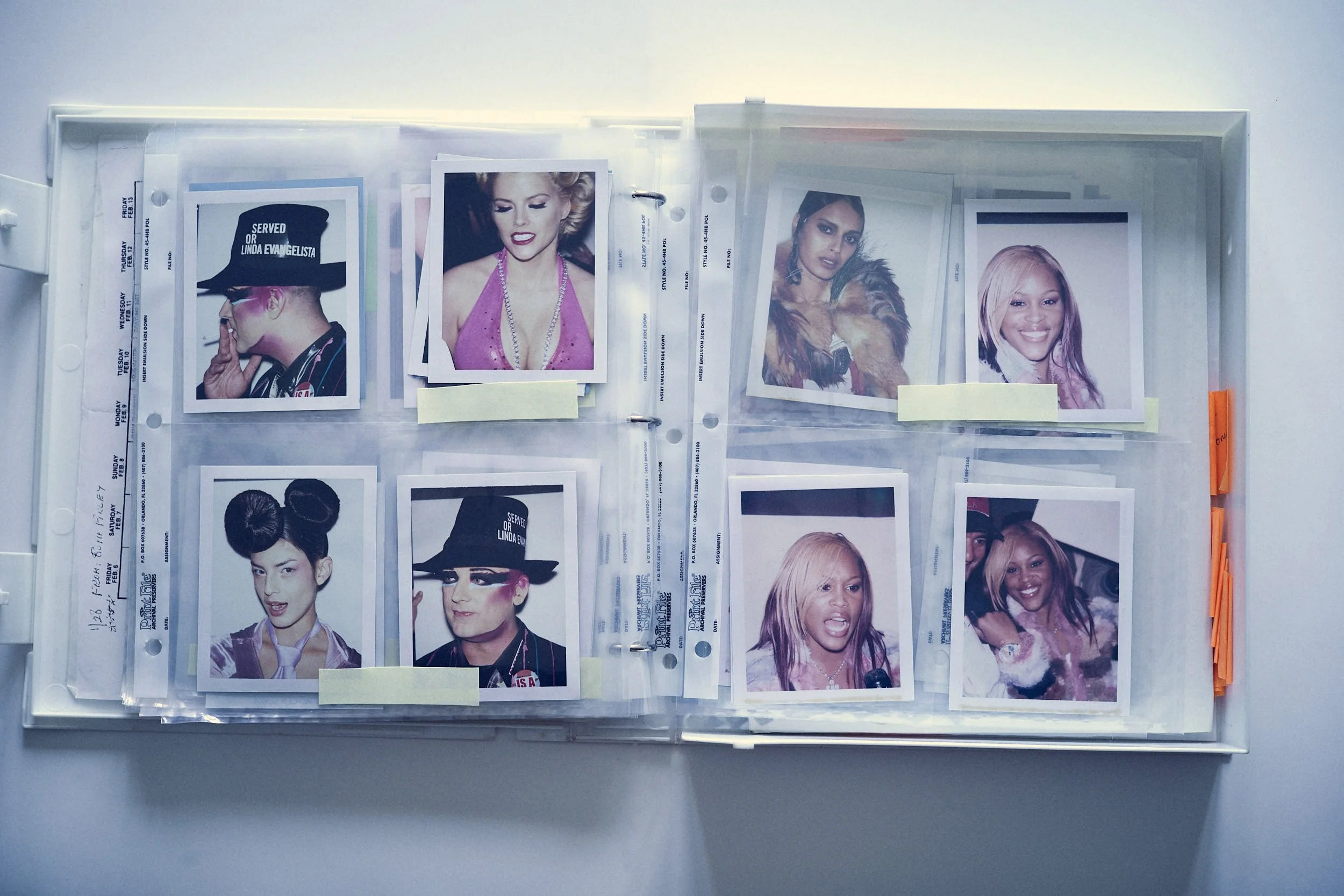 Fashion Week Polaroids – Boy George, Anna Nicole, Eve | Dirk Kikstra