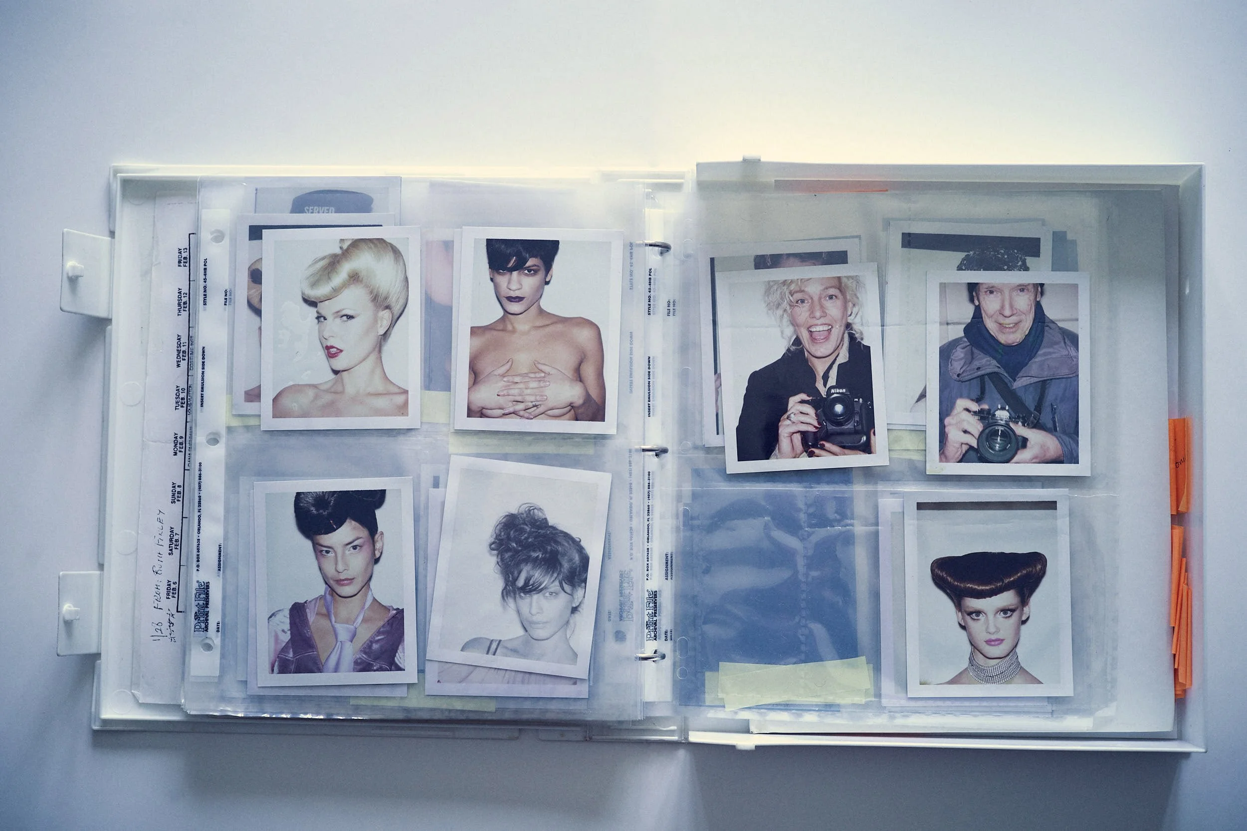 Fashion Week Polaroids – Omahyra Mota & Bill Cunningham