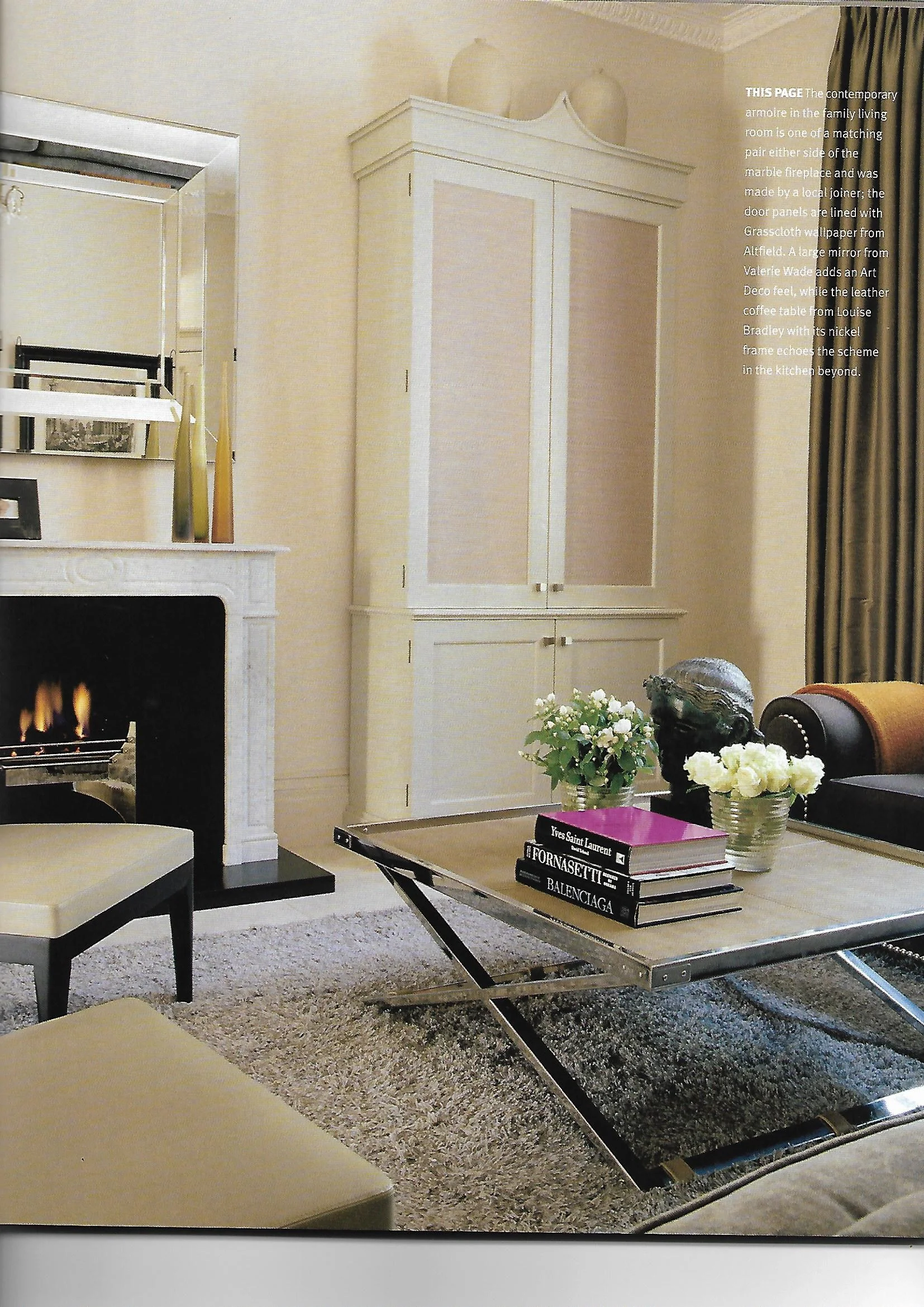 Contemporary armoire published in Homes & Gardens.