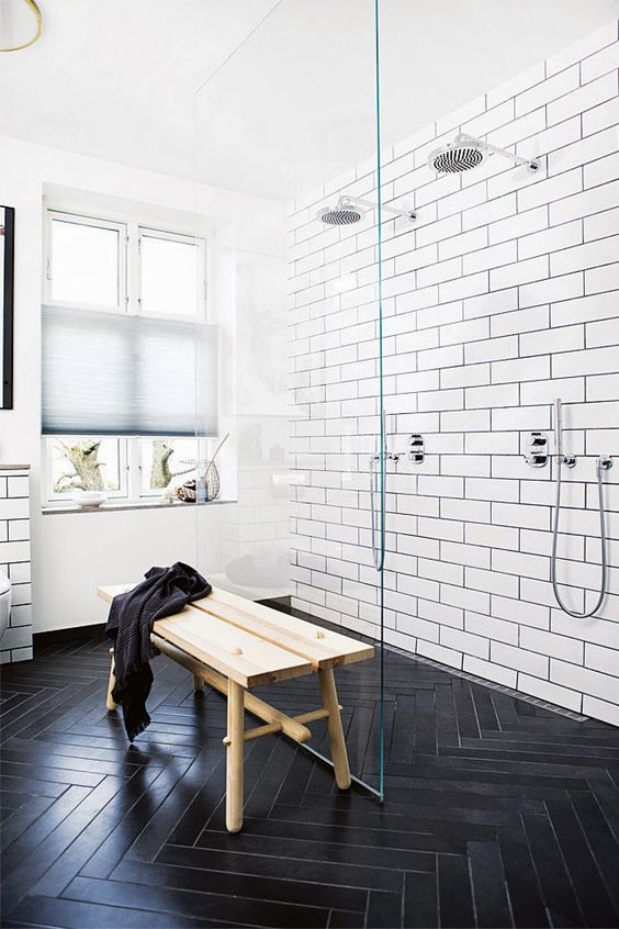 Why not try staining or painting your parquet for that contemporary twist on the classic flooring.