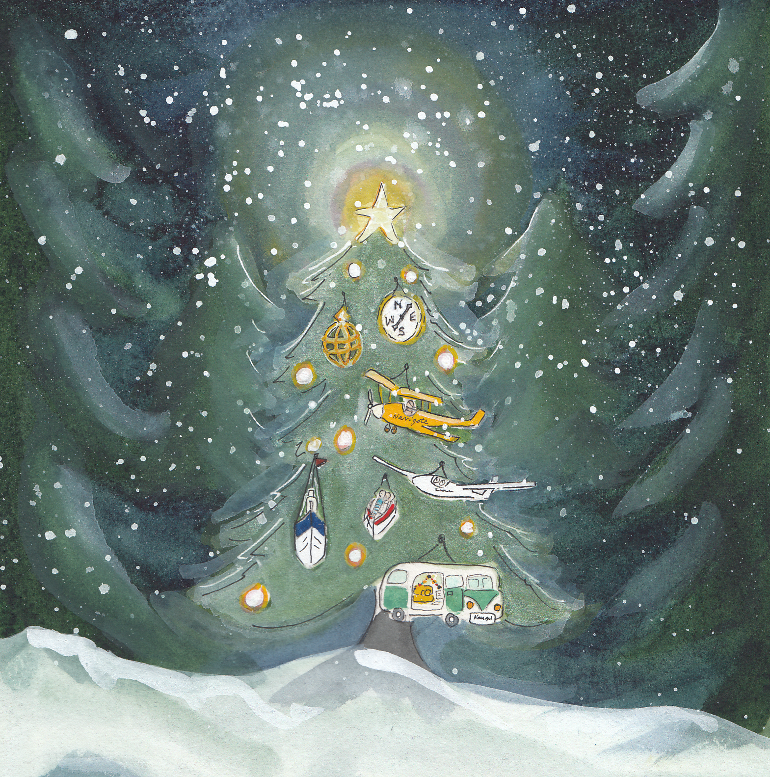 Christmas Card for 'Navigate'