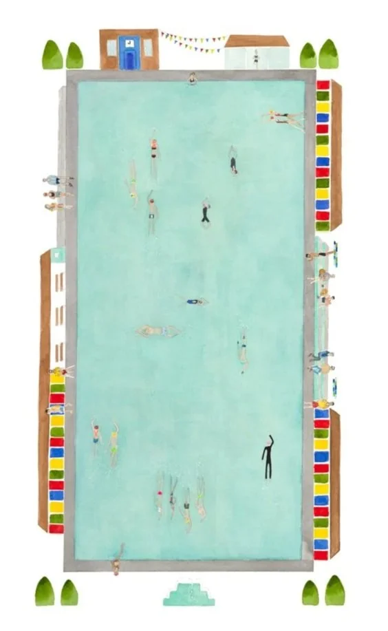 Personalised commission of Tooting Bec Lido