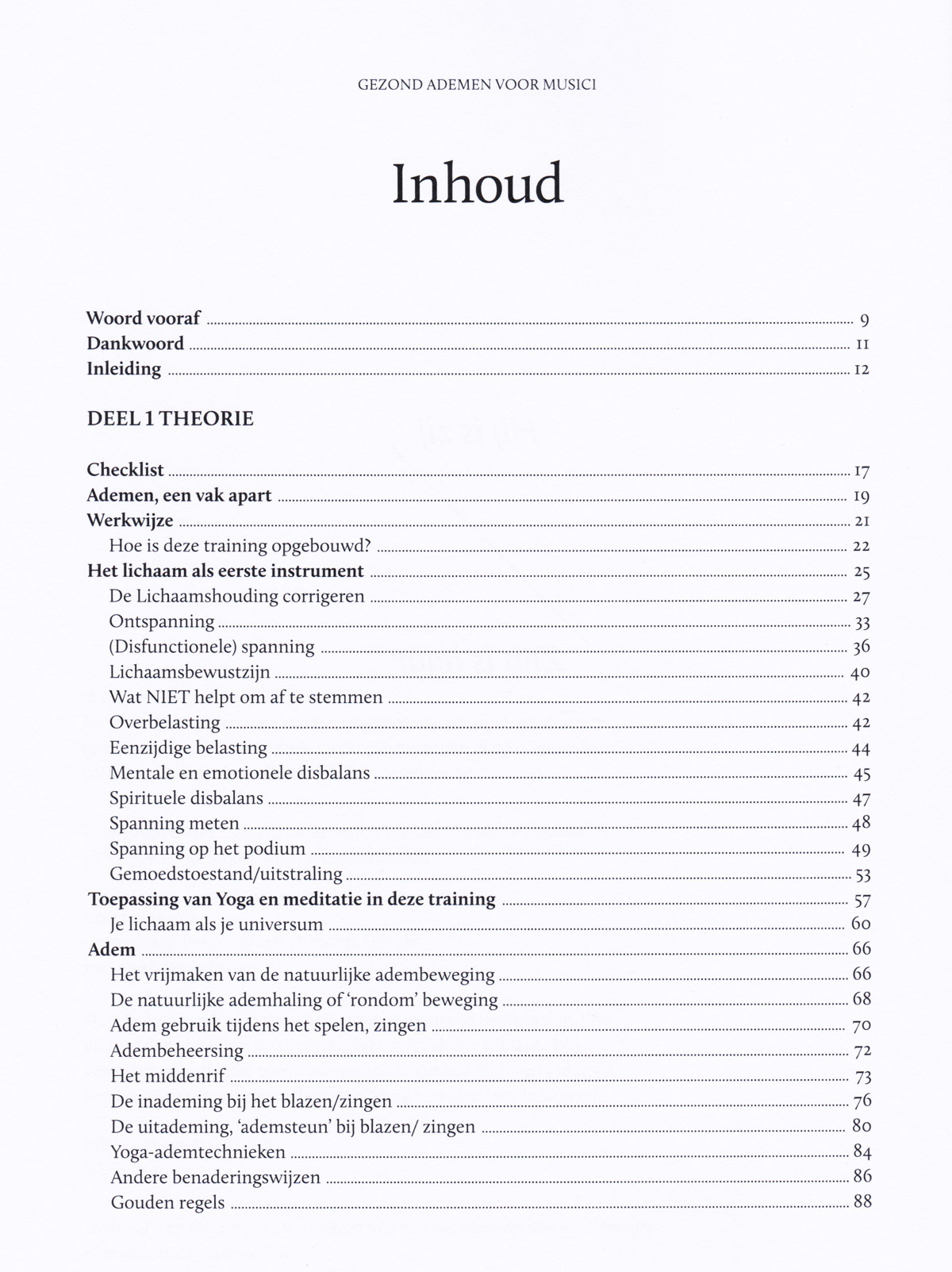Inhoudsopgave