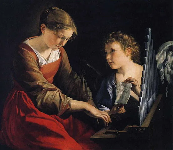 552px-Orazio_Gentileschi_-_Saint_Cecilia_with_an_Angel.jpg