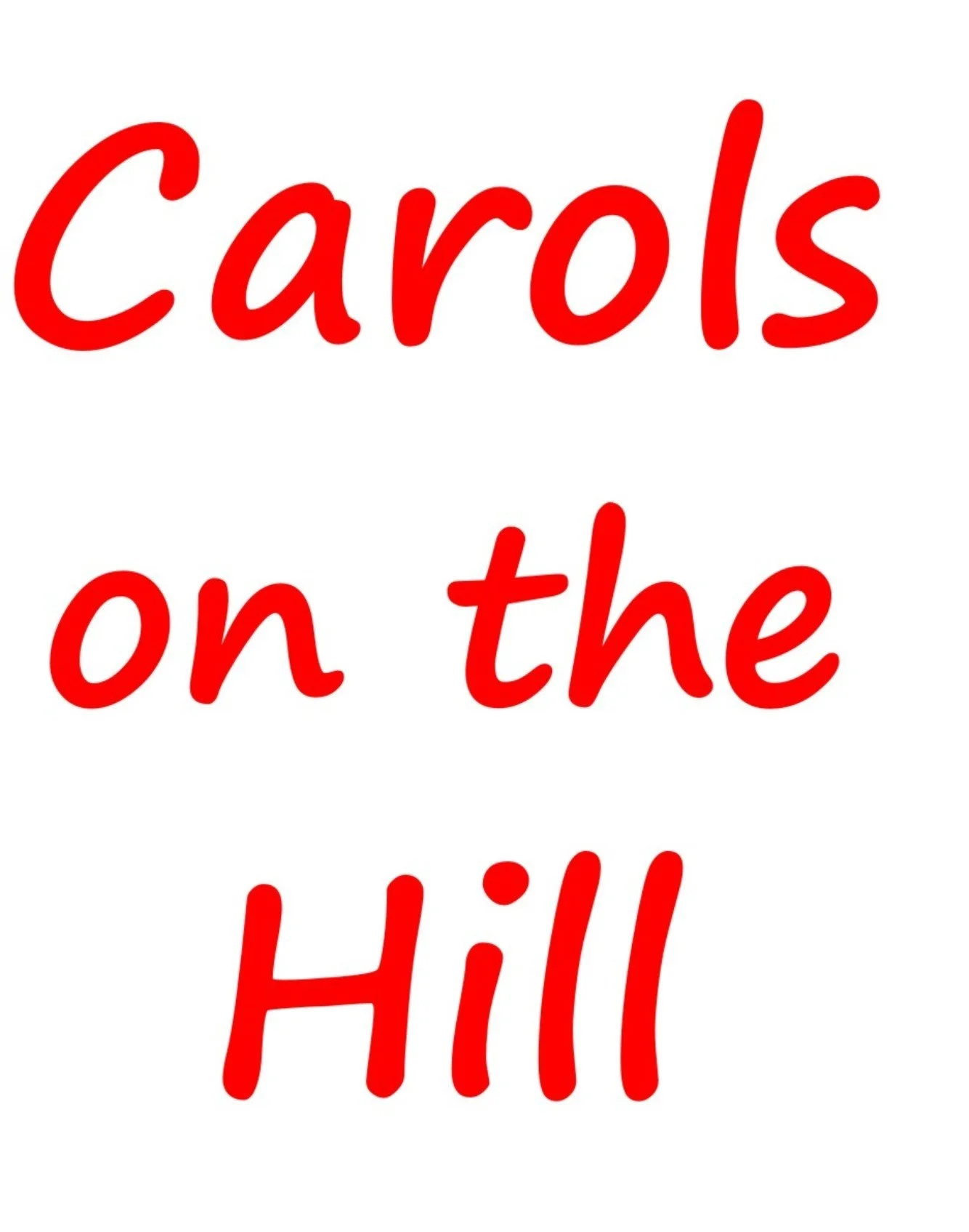 Carols on the Hill 